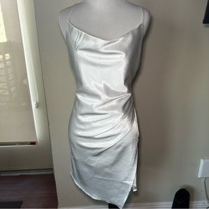 Selfie Leslie ~HEY GIRL COWL NECK WRAP FRONT DRESS